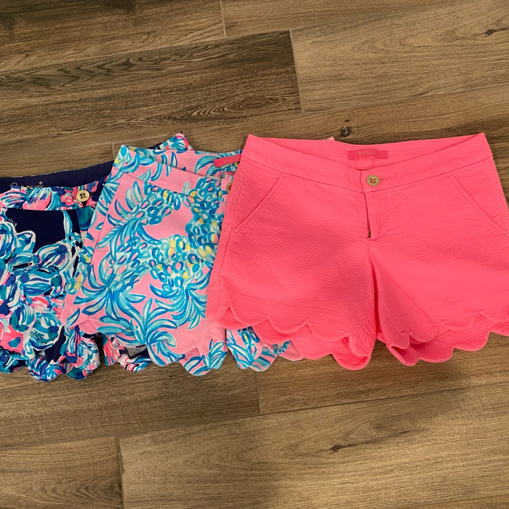 Lilly Pulitzer Navy and Blue Patterned Apparel
